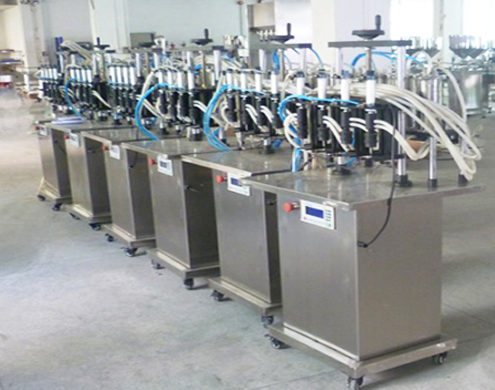 10 heads pneumatic vacuum filling machine for all kinds of liquid linear automatic filler equipment5