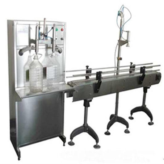 2 heads semi automatic liquid wine olive lub oil filling machines 0.5L-5L4